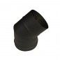 Curva 45 Inox Preto