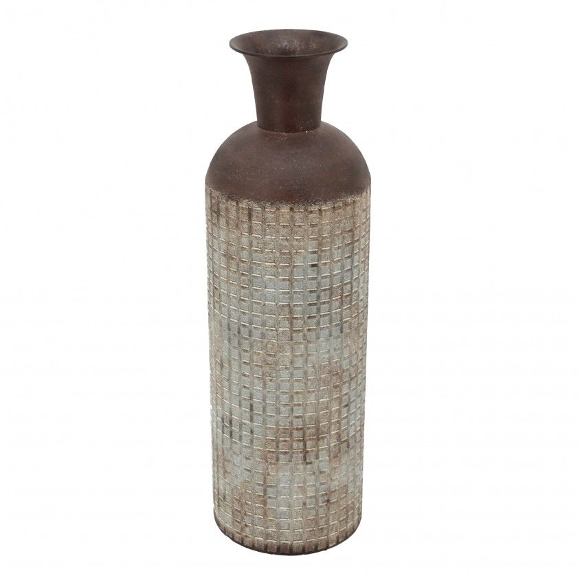 Jarra Decorativa Prateada/R�stica