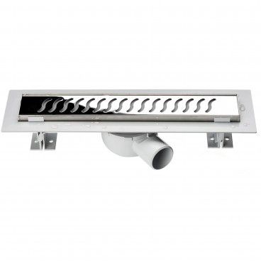 Canal Duche Updrain com Grelha Inox Onda