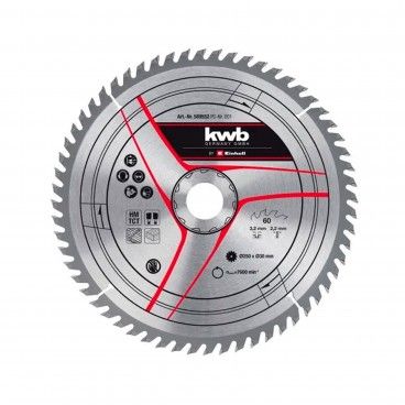 Kwb Disco Serra Circular Precisao 250x30 60 Dentes