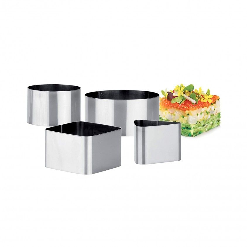 Conjunto 4 Formas para Empratar Tescoma Grandchef