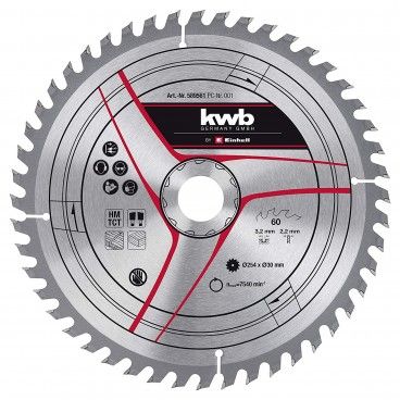 Kwb Disco Serra Circular Precisao 250x30 48 Dentes