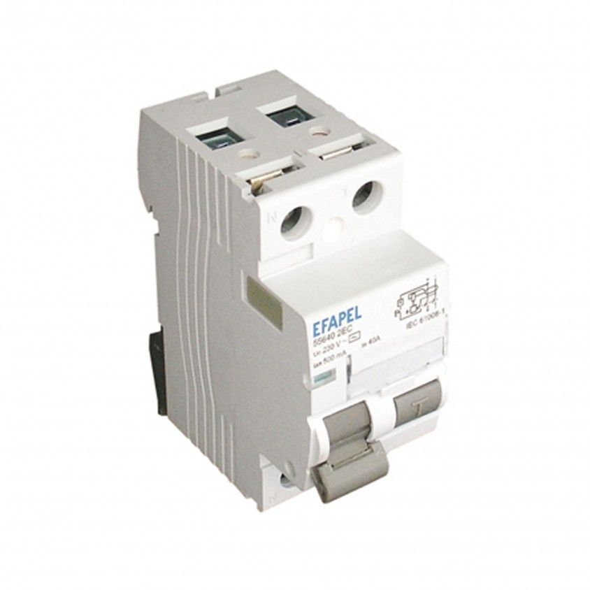 Interruptor Diferencial 2P - 300mA 40A Efapel Modus 55