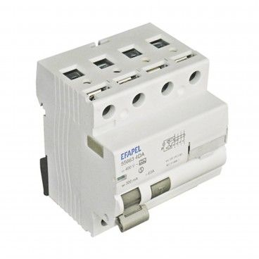 Interruptor Diferencial 4P - 300mA 40A Efapel Modus 55