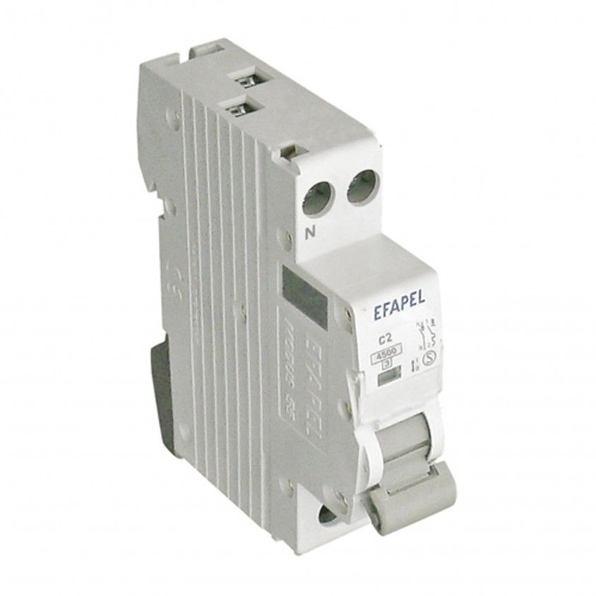 Disjuntor Magnetotrmico 1P+N - 4.5kA 230/400V - 50/60Hz 20A Efapel Modus 55