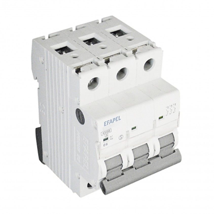 Disjuntor Magnetotrmico 3P - 4.5kA 230/400V - 50/60Hz 10A Efapel Modus 55