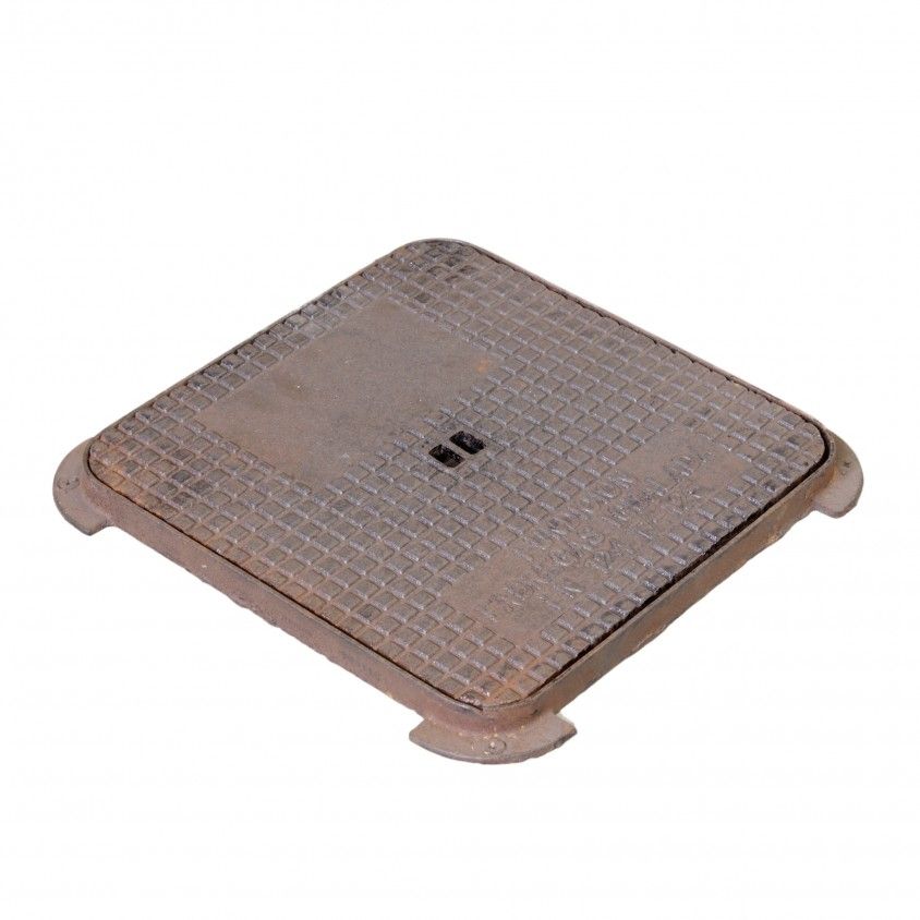 Tampa de Saneamento Rasa em Ferro Fundido B125 Tampa de Saneamento Rasa em Ferro Fundido B125