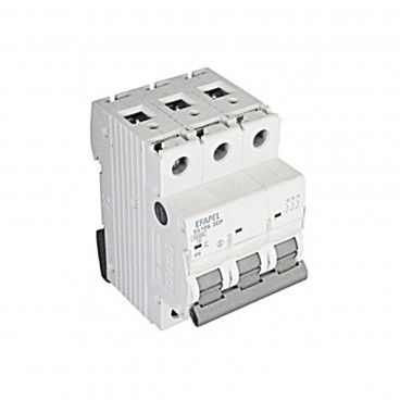 Disjuntor Magnetotrmico 3P - 4.5kA 230/400V - 50/60Hz 6A Efapel Modus 55