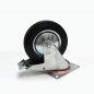 Rodzio Giratrio Base Retangular Roda 160/40mm