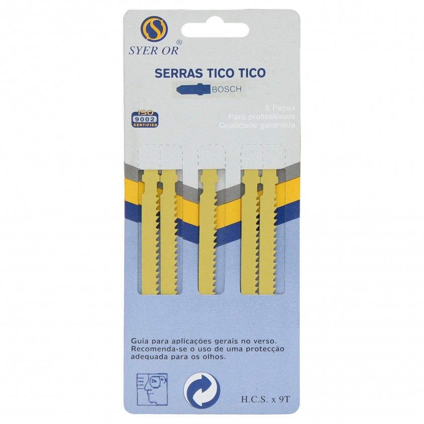 Jogo de Serras Tico-Tico 5 Peas Ref.0303 6P