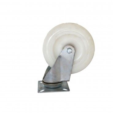 Roda Industrial Giratria de Nylon sem Travo 125mm