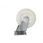 Roda Industrial Giratria de Nylon sem Travo 125mm