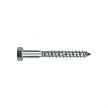 Parafuso com Rosca para Madeira e Aglomerado Cabe�a Sextavada DIN-571 10un
