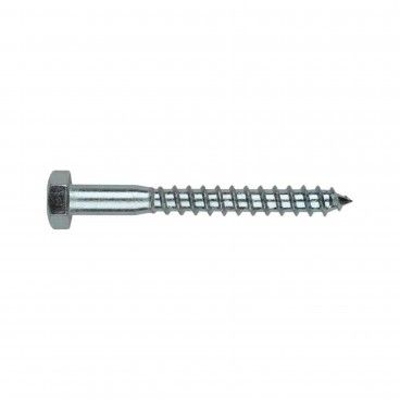 Parafuso com Rosca para Madeira e Aglomerado Cabea Sextavada DIN-571 10un