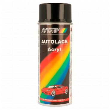 Spray Tinta Acrilica Preto Metalizado Motip 51021 400ml