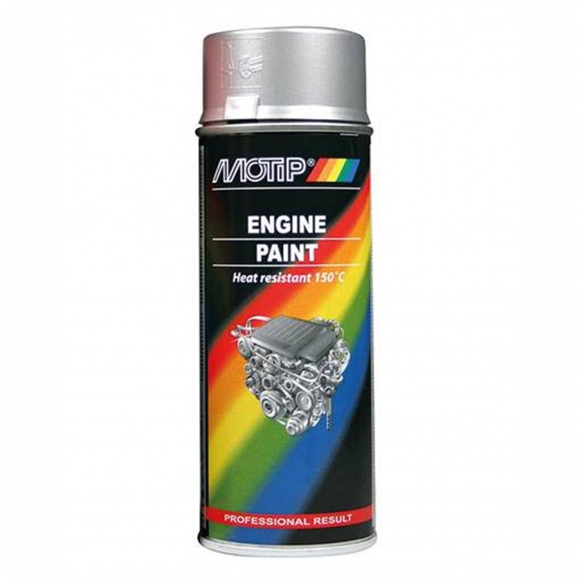 Spray Tinta para Cabea de Motor Aluminio Motip 400ml