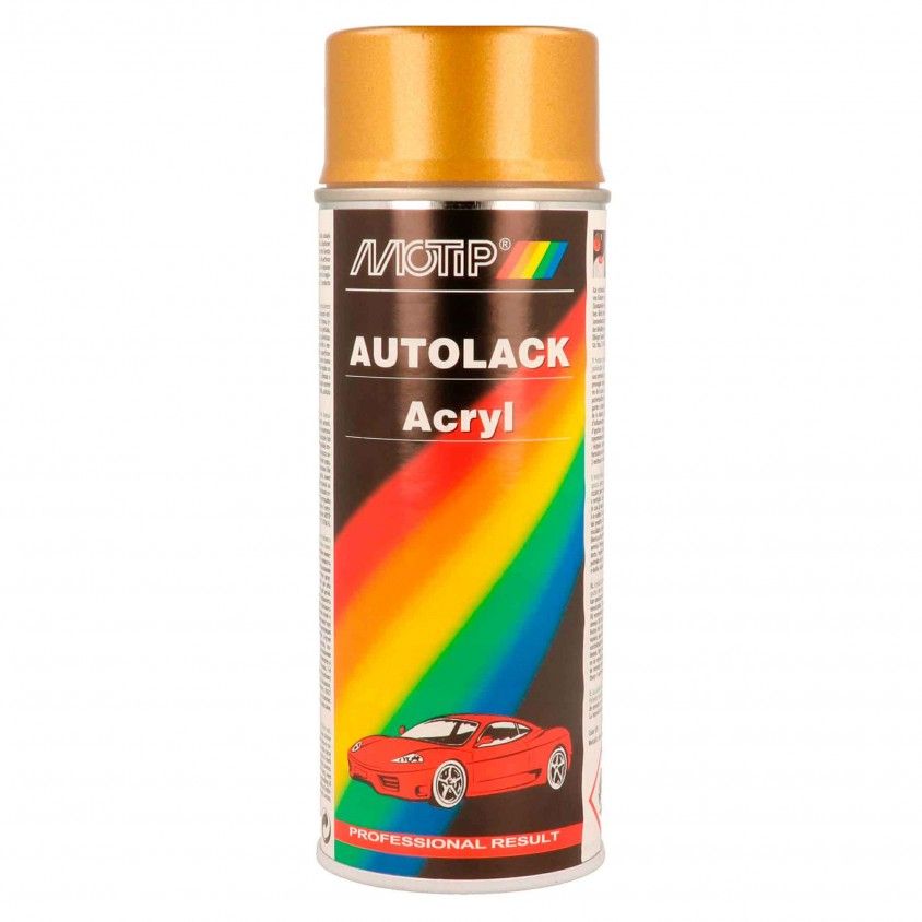 Spray Tinta Acrilica Dourado Metalizado Motip 52250 400ml