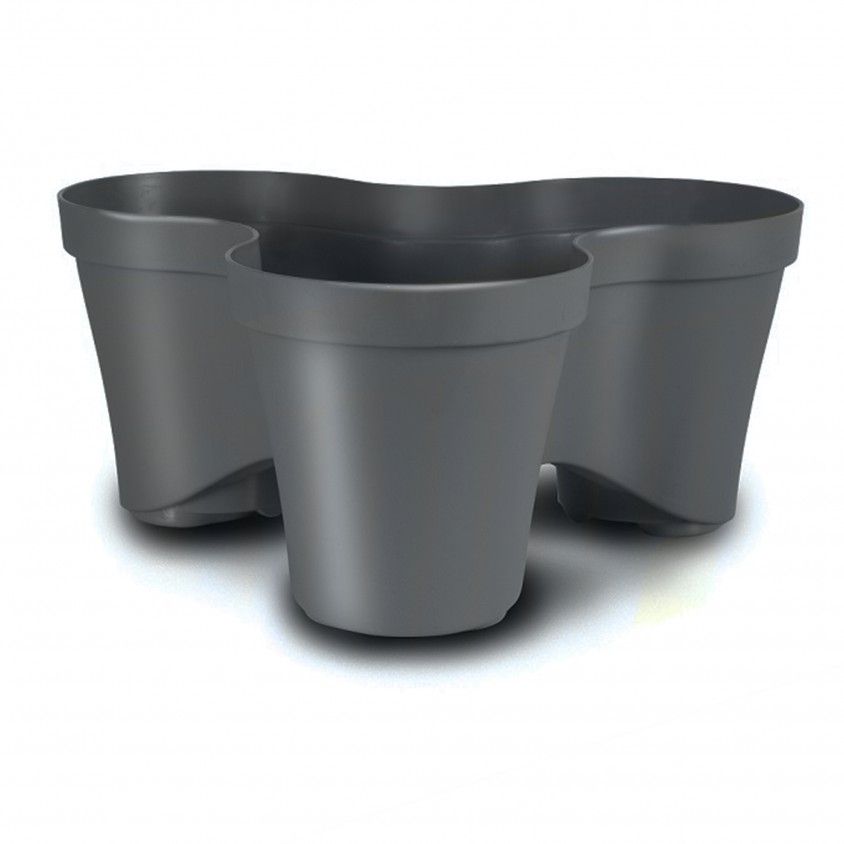 Vaso Roma Triplo 38.5x38.5x17cm 8.8L