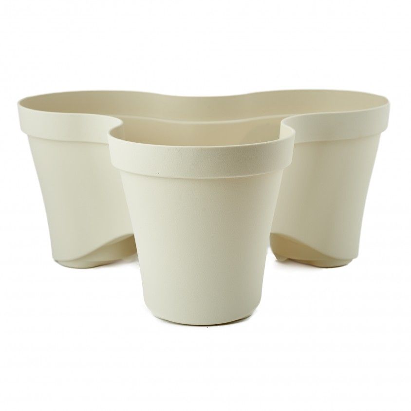 Vaso Roma Triplo 38.5x38.5x17cm 8.8L