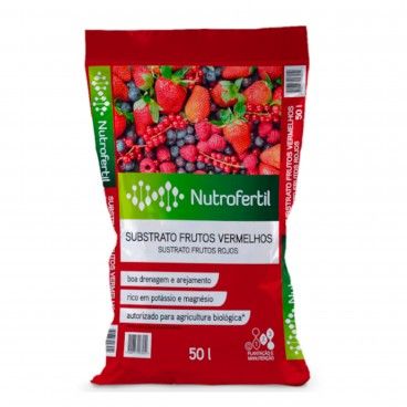 Substrato Frutos Vermelhos Nutrofertil Bio 50L