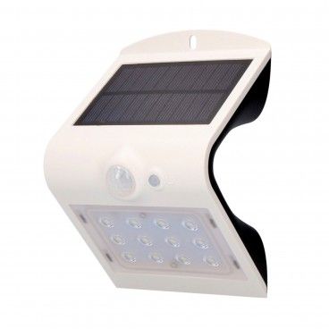 Aplique Solar 1,5W 220 Lumens Recarregvel com Sensor