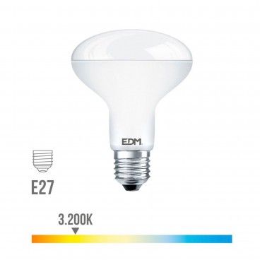 Lmpada Led 10W 810 Lumens 3200K Refletora R80 E27