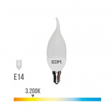 Lmpada Led 5W 400 Lumens 3200K Vela Bohemia E14