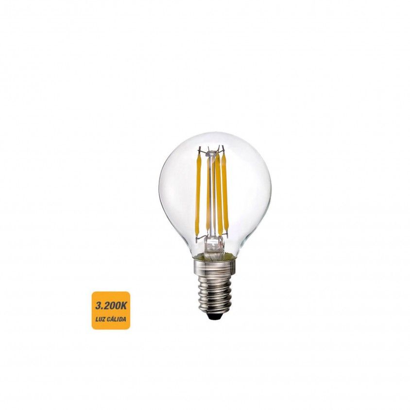 Lmpada Esfrica Filamento Led 4W 400 Lumens 3200K E14