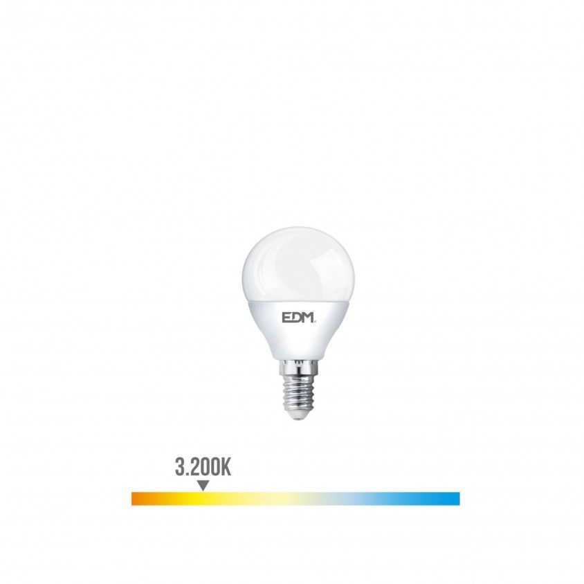 Lmpada Esfrica Led  6W 500 Lumens 3200K E14