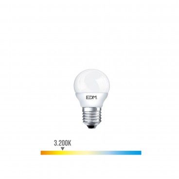 Lmpada Esfrica Led  7W 600 Lumens 3200K E27