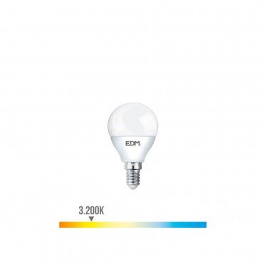 Lmpada Esfrica Led  7W 600 Lumens 3200K E14
