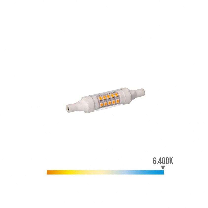 Lmpada 5.5W 600 Lumens 6400K Lineal R7S 78mm Base Ceramica