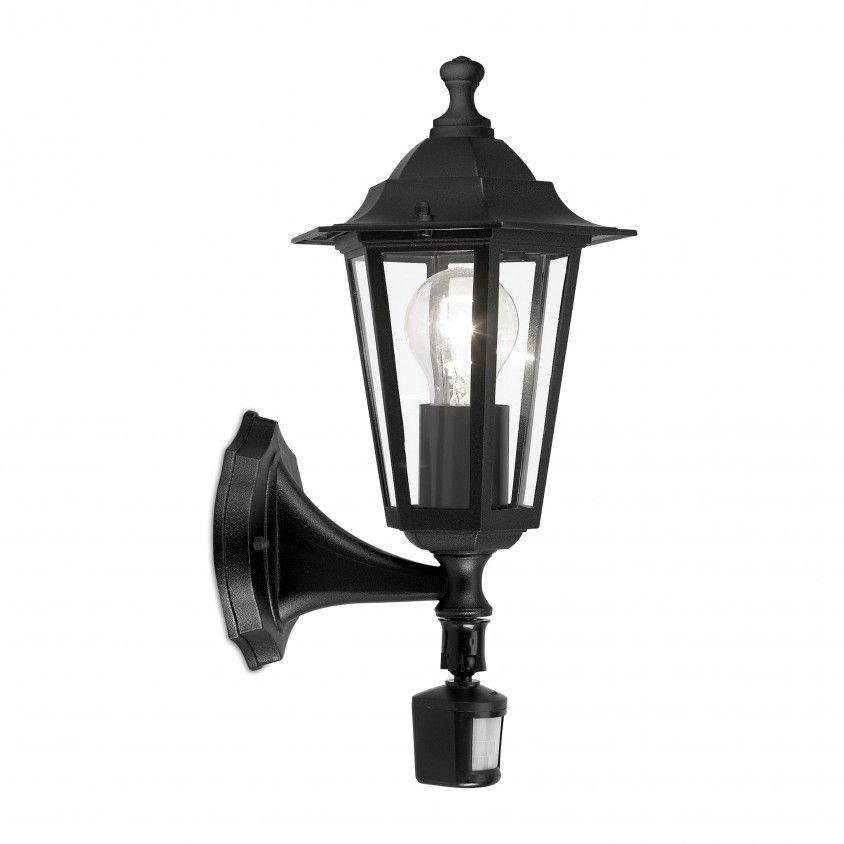 Aplique Ascendente Eglo Lanterna 4 com Sensor