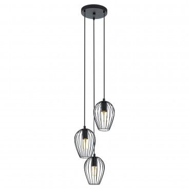 Suspenso Eglo Vintage Newton 3x60W 380mm