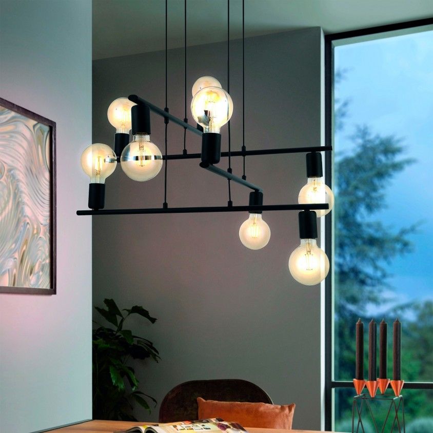 Suspensão LED Eglo Mezzana HL/8 E27 Suspensão LED Eglo Mezzana HL/8 E27