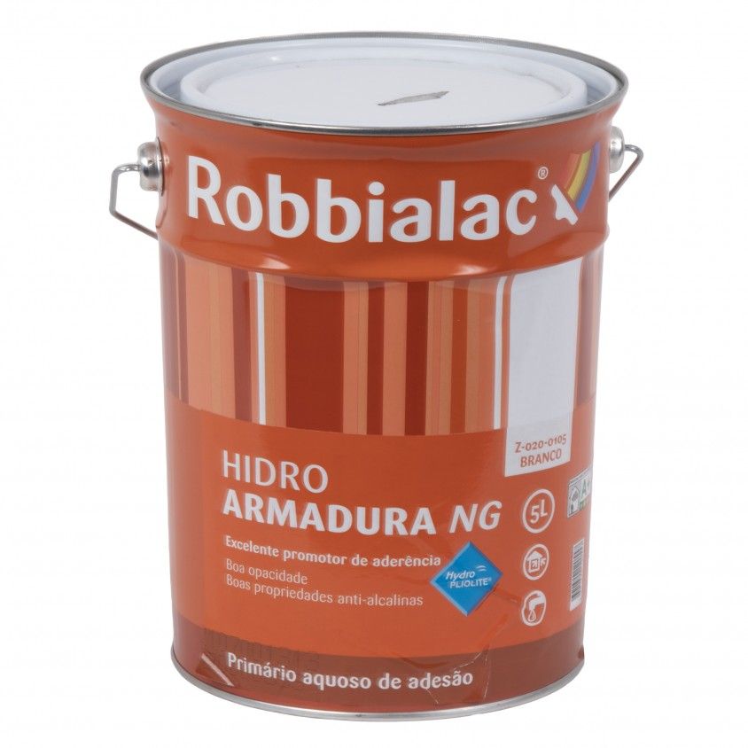 Hidro-Armadura NG Primário Aquoso Betão Robbialac Hidro-Armadura NG Primário Aquoso Betão Robbialac