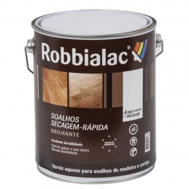 Soalhos Verniz Secagem R�pida Brilhante Robbialac