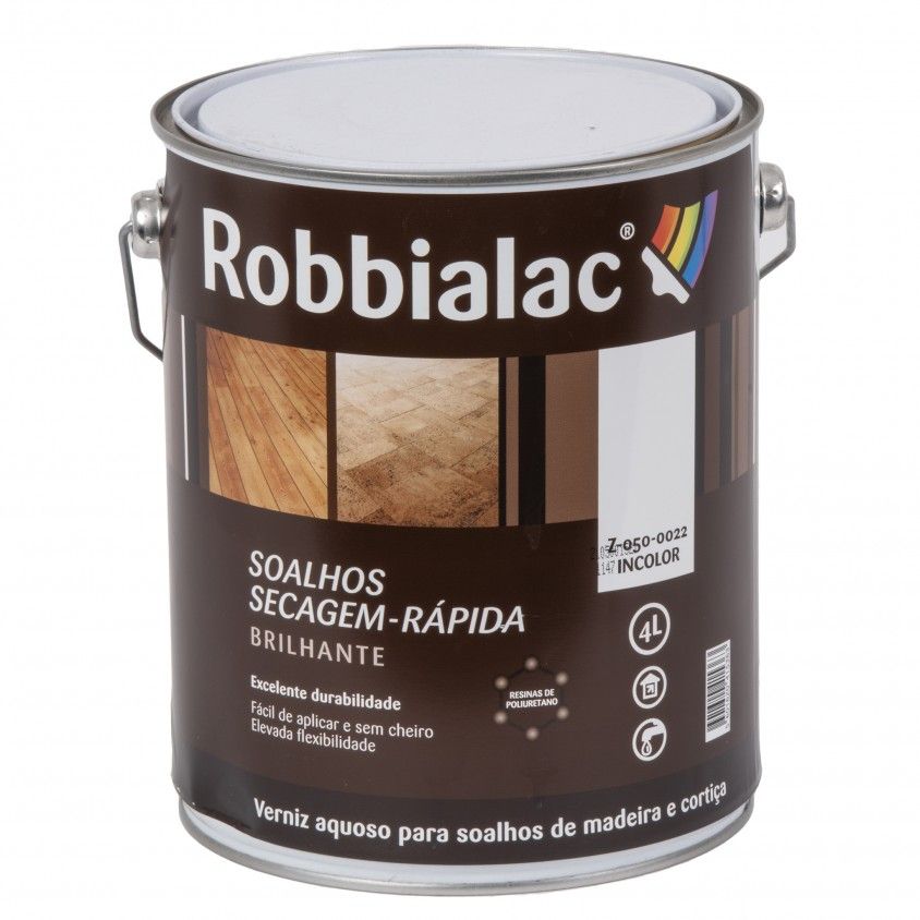 Soalhos Verniz Secagem R�pida Brilhante Robbialac