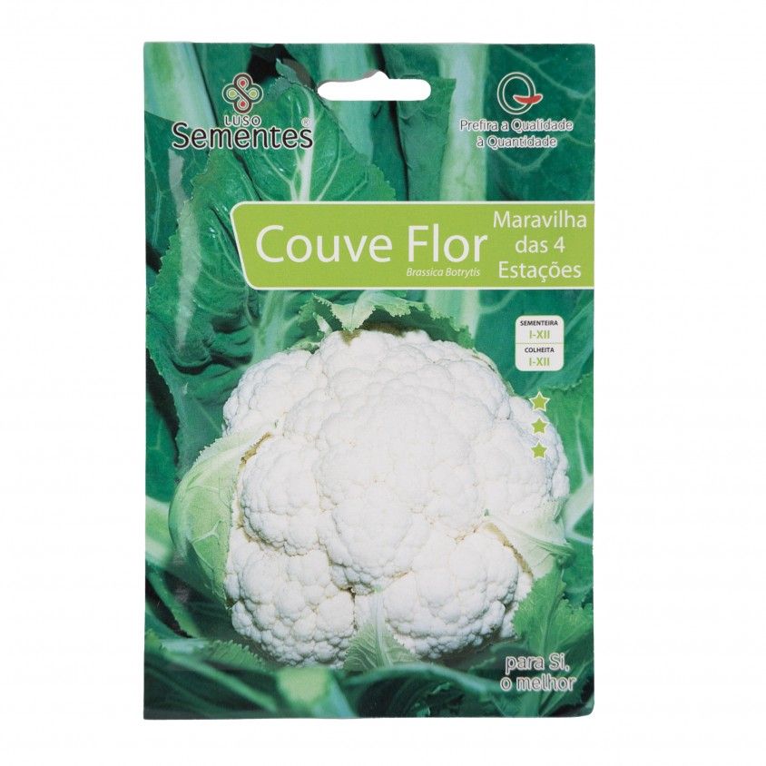 Semente Couve Flor Maravilha 4 Estaes 10gr