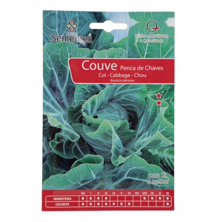Semente Couve Penca Chaves 10gr