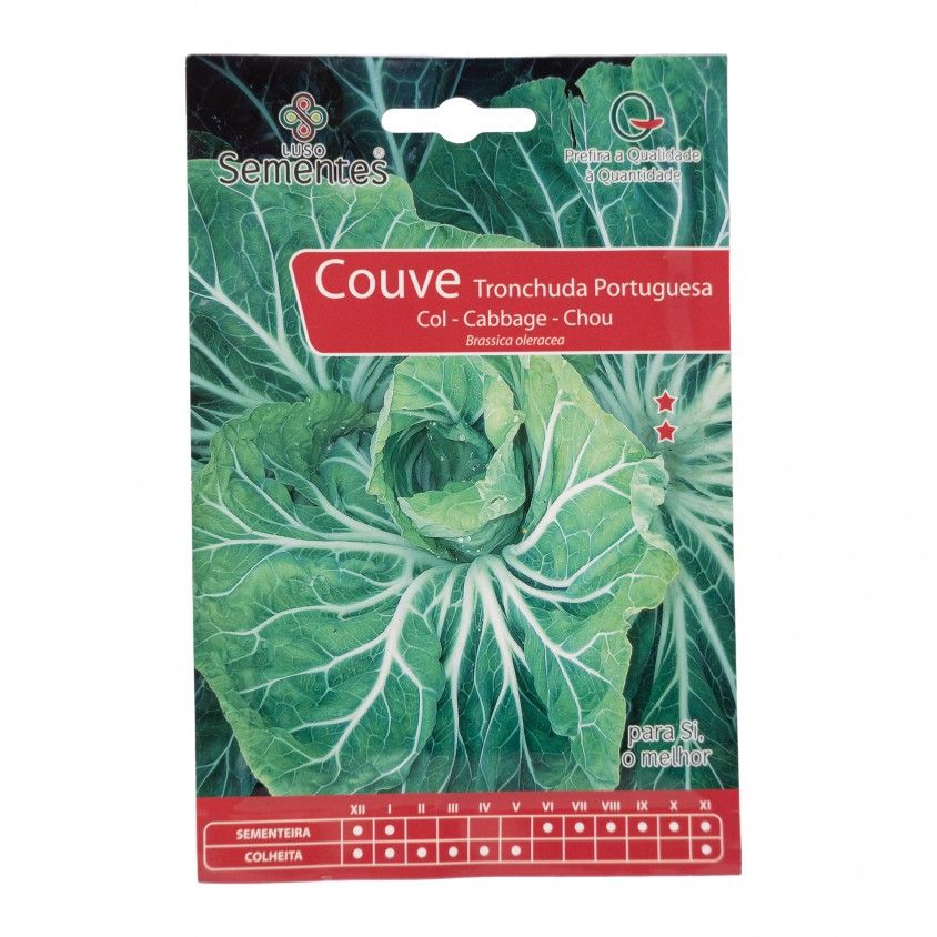 Semente Couve Tronchuda Portuguesa 10gr