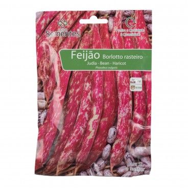 Semente Feijo Borlotto Rasteiro 100gr