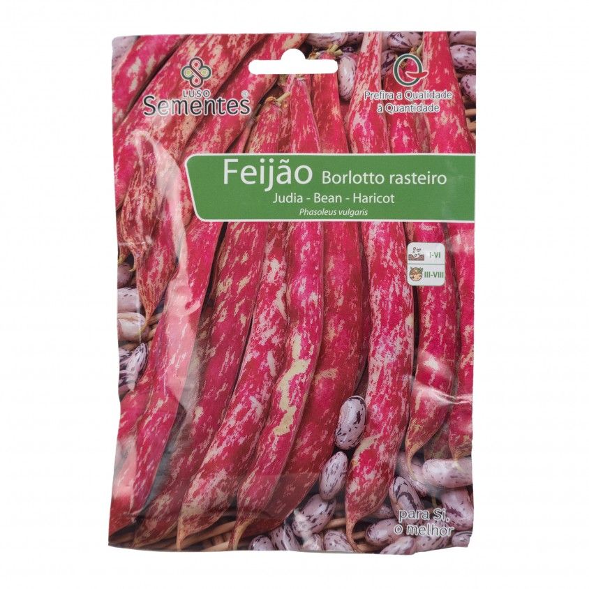 Semente Feijo Borlotto Rasteiro 100gr