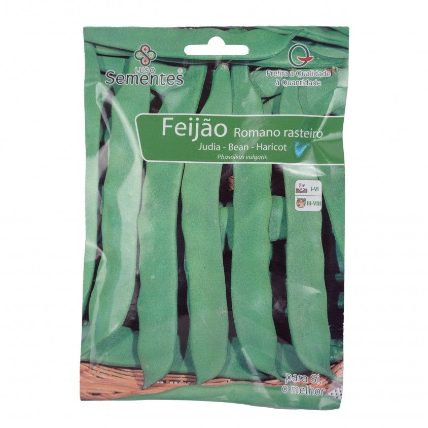 Semente Feijo Romano Rasteiro 100gr