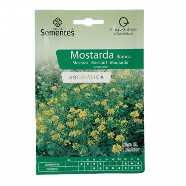 Semente Mostarda Branca 5gr Semente Mostarda Branca 5gr
