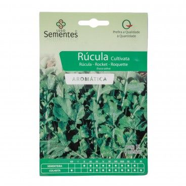 Semente Rucula Cultivata 2gr