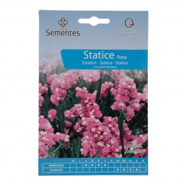 Semente Statice Rosa 0,5gr Semente Statice Rosa 0,5gr