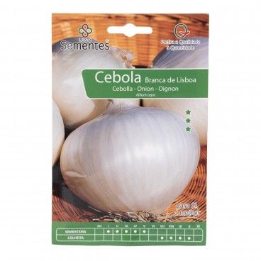 Semente Cebola Branca Lisboa 10gr
