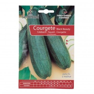 Semente Courgette Black Beauty 10gr