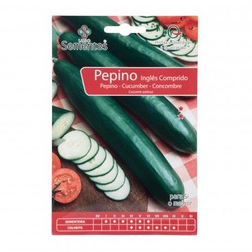 Semente Pepino Ingls Comprido 10gr